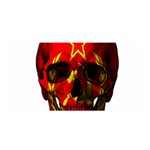 Russian flag skull Satin Wrap Front