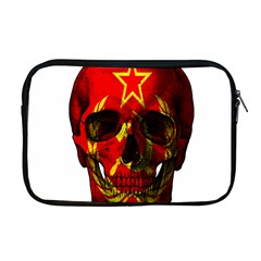 Russian Flag Skull Apple Macbook Pro 17  Zipper Case by Valentinaart