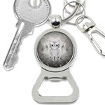 Wonderful Owl, Mandala Design Bottle Opener Key Chains Front