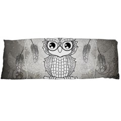 Wonderful Owl, Mandala Design Body Pillow Case (dakimakura) by FantasyWorld7