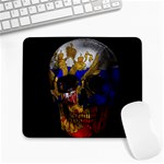 Russian flag skull Large Mousepads Front