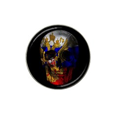 Russian Flag Skull Hat Clip Ball Marker (10 Pack) by Valentinaart