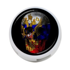 Russian Flag Skull 4-port Usb Hub (two Sides)  by Valentinaart