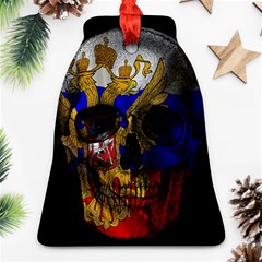 Russian Flag Skull Bell Ornament (two Sides) by Valentinaart