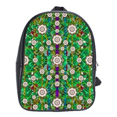 Pearl Flowers In The Glowing Forest School Bags (xl)  by pepitasart