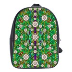 Pearl Flowers In The Glowing Forest School Bags (XL)  Front