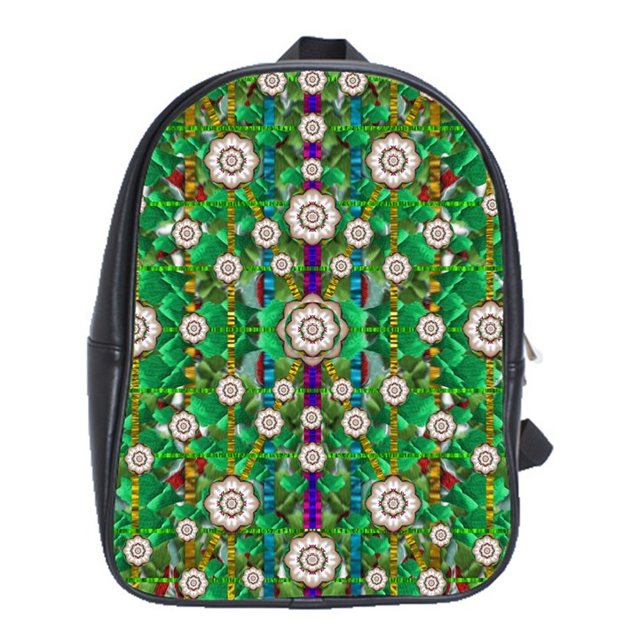 Pearl Flowers In The Glowing Forest School Bags (XL) 