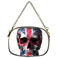 Uk Flag Skull Chain Purses (one Side)  by Valentinaart