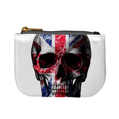 Uk Flag Skull Mini Coin Purses by Valentinaart