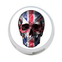 Uk Flag Skull 4-port Usb Hub (two Sides)  by Valentinaart