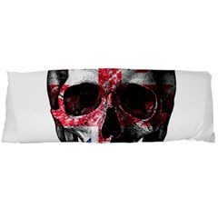 Uk Flag Skull Body Pillow Case Dakimakura (two Sides) by Valentinaart