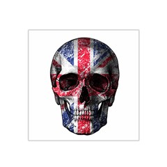 Uk Flag Skull Satin Bandana Scarf by Valentinaart