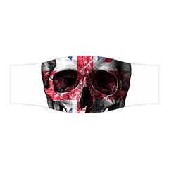 Uk Flag Skull Stretchable Headband by Valentinaart