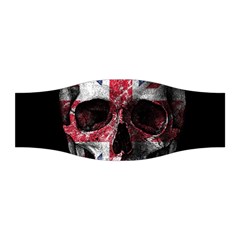 Uk Flag Skull Stretchable Headband by Valentinaart