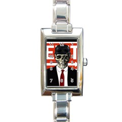 Dualism Rectangle Italian Charm Watch by Valentinaart