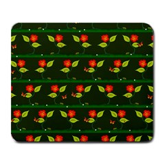 Plants And Flowers Large Mousepads by linceazul