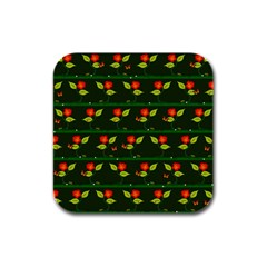 Plants And Flowers Rubber Square Coaster (4 Pack)  by linceazul