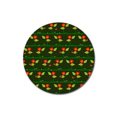 Plants And Flowers Magnet 3  (round) by linceazul