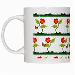 Plants And Flowers White Mugs Left