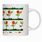 Plants And Flowers White Mugs Right