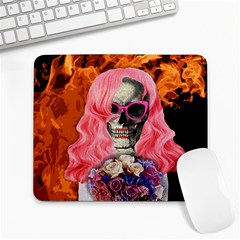 Bride From Hell Large Mousepads by Valentinaart