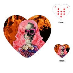 Bride From Hell Playing Cards (heart)  by Valentinaart