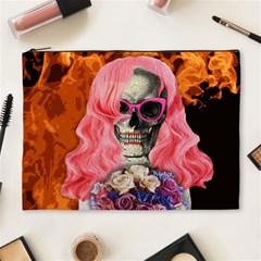 Bride From Hell Cosmetic Bag (xl) by Valentinaart