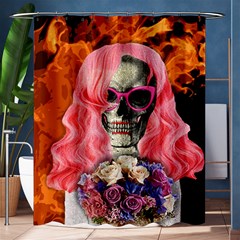 Bride From Hell Shower Curtain 60  X 72  (medium)  by Valentinaart