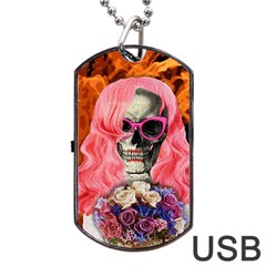 Bride From Hell Dog Tag Usb Flash (one Side) by Valentinaart