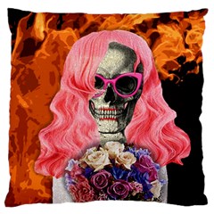 Bride From Hell Large Cushion Case (two Sides) by Valentinaart