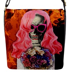 Bride From Hell Flap Messenger Bag (s) by Valentinaart