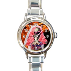 Bride From Hell Round Italian Charm Watch by Valentinaart