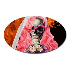 Bride From Hell Oval Magnet by Valentinaart