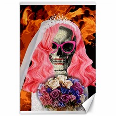 Bride From Hell Canvas 20  X 30   by Valentinaart