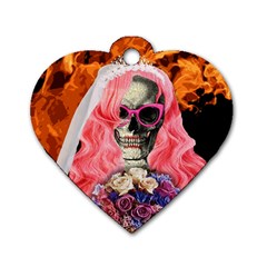 Bride From Hell Dog Tag Heart (two Sides) by Valentinaart