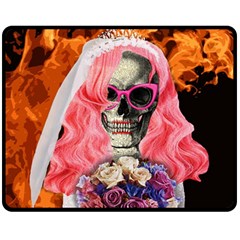 Bride From Hell Fleece Blanket (medium)  by Valentinaart