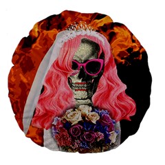 Bride From Hell Large 18  Premium Flano Round Cushions by Valentinaart