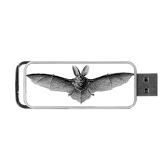 1904 Haeckel Chiroptera Black Portable Usb Flash (two Sides)