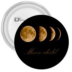 Moon Child 3  Buttons by Valentinaart