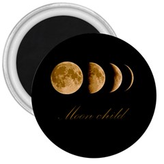 Moon Child 3  Magnets by Valentinaart