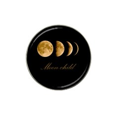 Moon Child Hat Clip Ball Marker (4 Pack) by Valentinaart