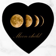 Moon Child Jigsaw Puzzle (heart) by Valentinaart