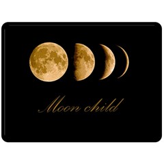 Moon Child Fleece Blanket (large)  by Valentinaart