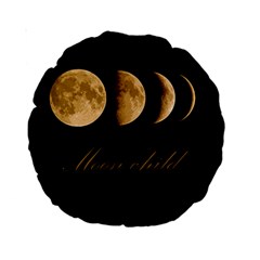 Moon Child Standard 15  Premium Round Cushions by Valentinaart