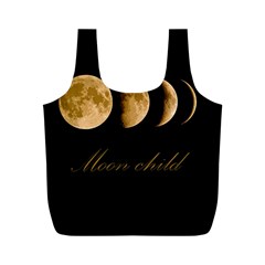 Moon Child Full Print Recycle Bags (m)  by Valentinaart