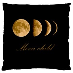 Moon Child Large Flano Cushion Case (one Side) by Valentinaart