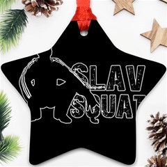 Slav Squat Ornament (star) by Valentinaart