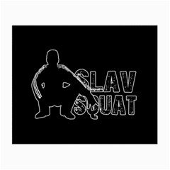 Slav Squat Small Glasses Cloth by Valentinaart