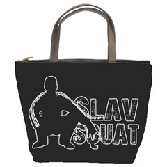 Slav Squat Bucket Bags by Valentinaart