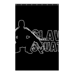 Slav Squat Shower Curtain 48  X 72  (small)  by Valentinaart